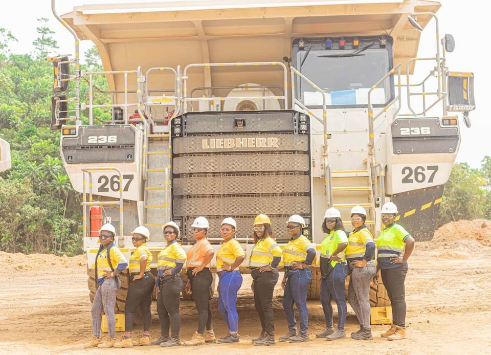 Female Truck Operators Trained at Adamus